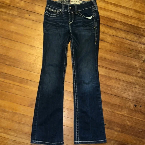 Ariat Dark Blue Boot Cut Women's Jeans - Picture 3 of 5